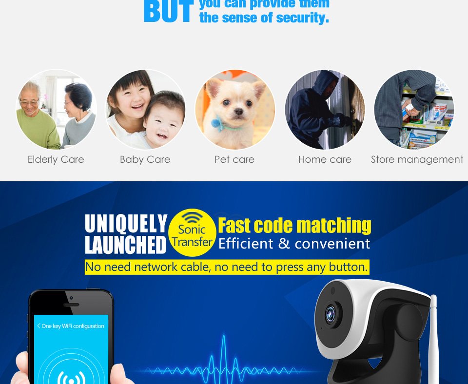 Wireless Motion Detecting Baby Monitor