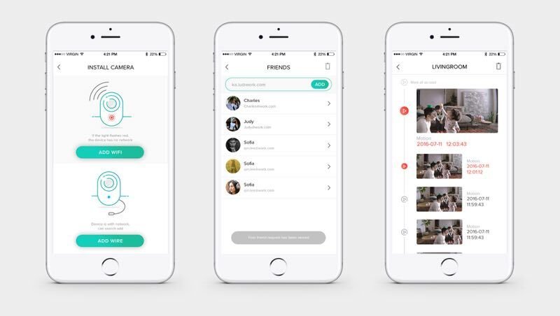 Mini Baby Monitor with Temperature / Humidity Detect