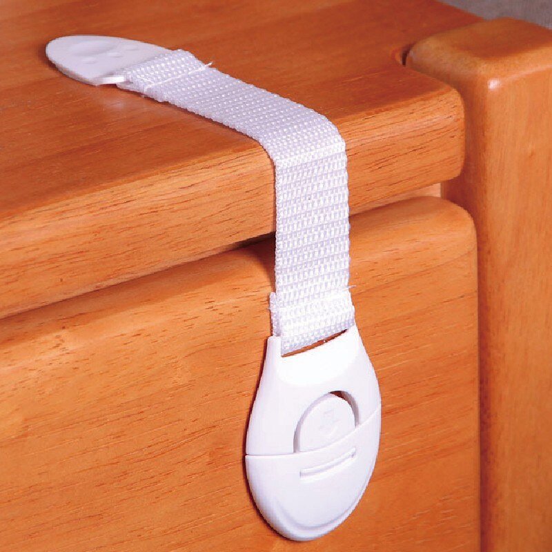 White Plastic Safety Straps 10 Pcs Set
