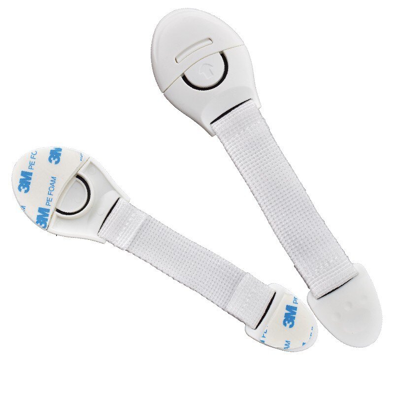 White Plastic Safety Straps 10 Pcs Set