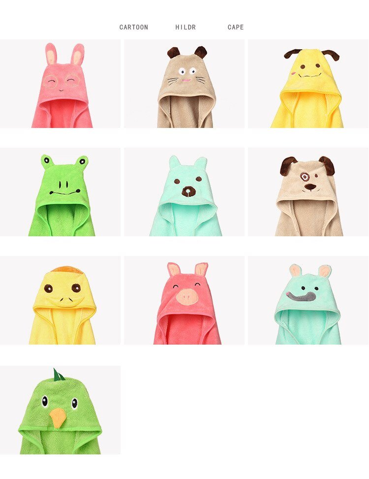 Babies Bath Hooded Towel