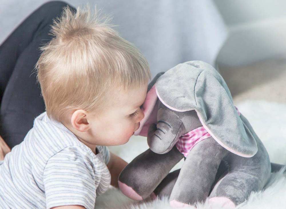 singing peek a boo elephant